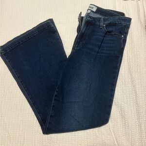 PAIGE Dark Blue Flare Jeans